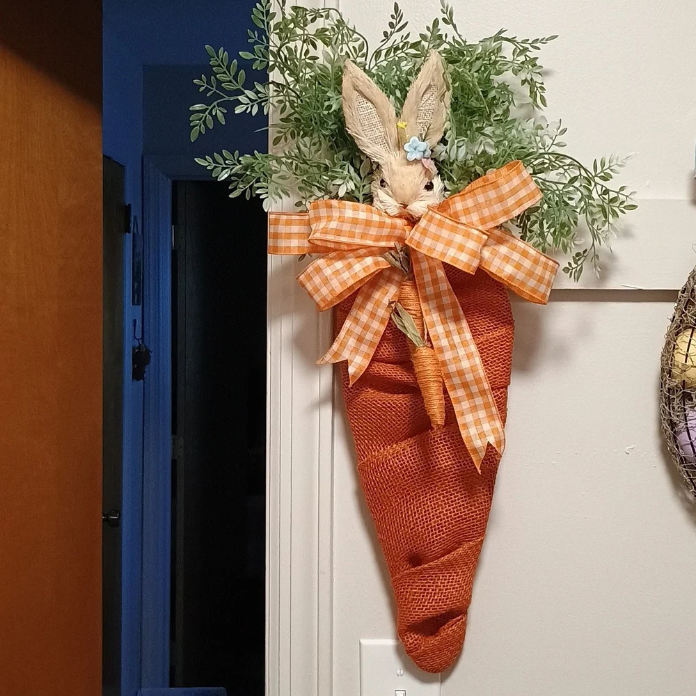 Handmade Carrot Wreath